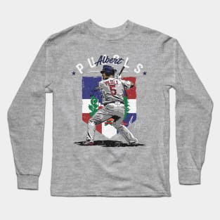 Albert Pujols St. Louis Country Flag Long Sleeve T-Shirt